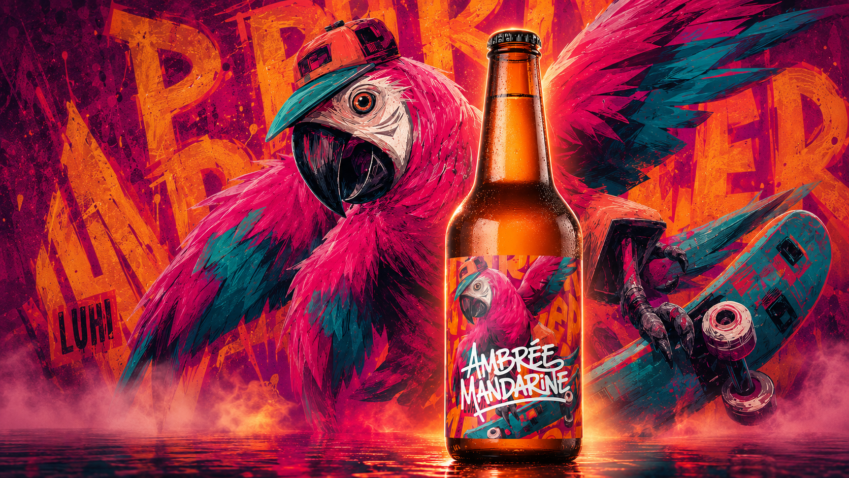 Bière éphémère Ambrée Mandarine Brasserie Turone
