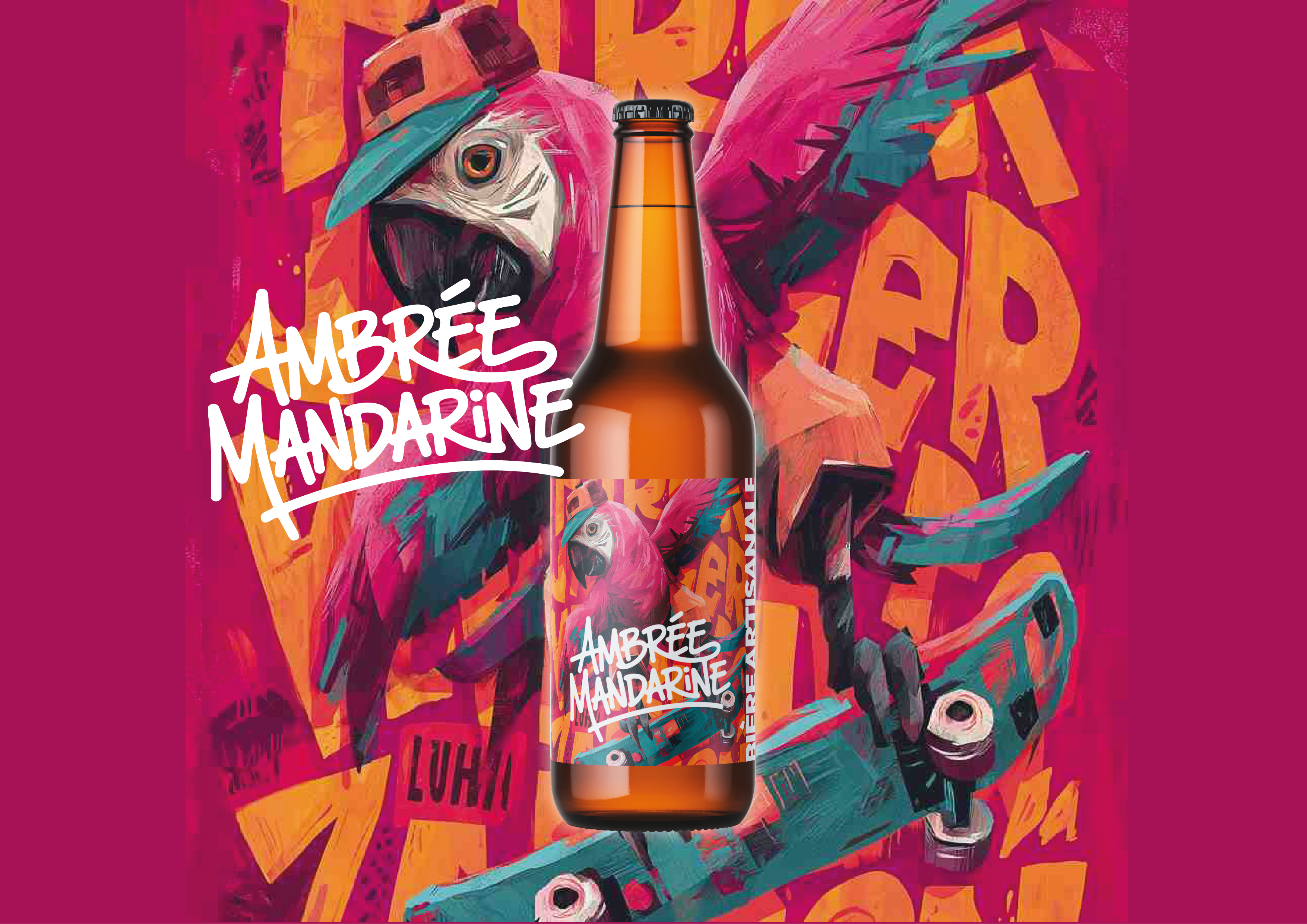 Bière éphémère Ambrée Mandarine Brasserie Turone