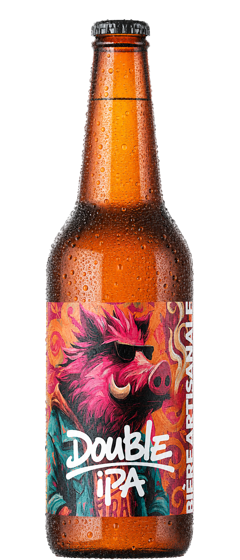 Bouteille de bière éphémère Double IPA de la Brasserie Turone
